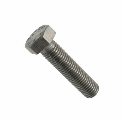 Vis à métaux tête hexagonale, entièrement filetée (TH) inox - Longueur: 10 - Qualite Inox: A2 - Diamètre: 4