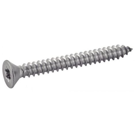 Vis à tôle tête fraisée, torx inox - Longueur: 19 - Qualite Inox: A2 - Diamètre: 4.8 (1/4)