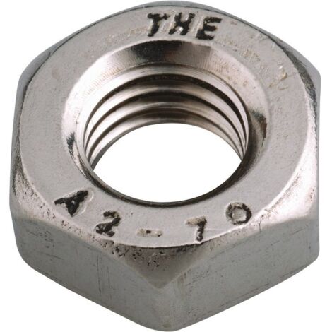 Ecrou hexagonal inox - Qualite Inox: A2 - Diamètre: 14