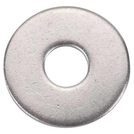 Rondelle plate large (L) inox - Qualite Inox: A2 - Diamètre: 6