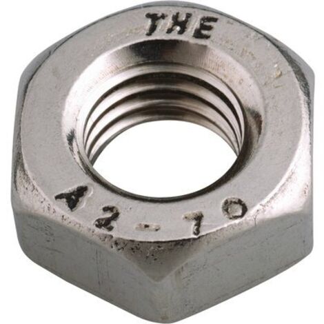 Ecrou hexagonal inox - Qualite Inox: A2 - Diamètre: 5