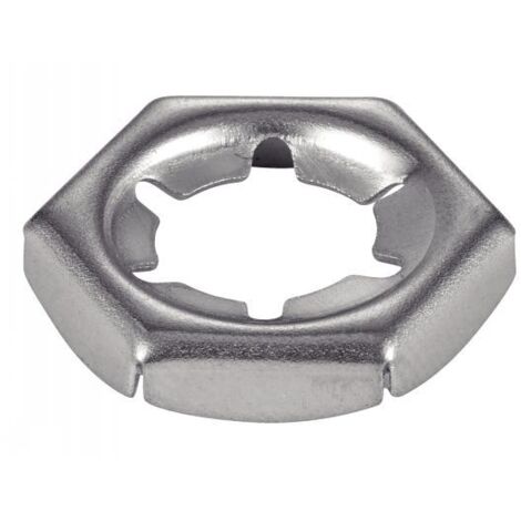 Ecrous Pal autofrein hexagonal inox - Qualite Inox: A2 - Diamètre: 8 (1/2)