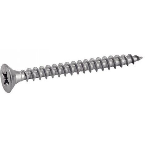 Vis à bois, tête fraisée pozidrive INOX - Longueur: 30 - Qualite Inox: A4 - Diamètre: 5