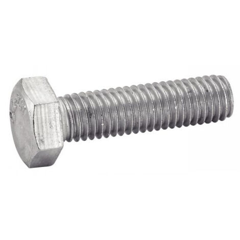 Vis à métaux tête hexagonale, entièrement filetée (TH) inox - Longueur: 16 - Qualite Inox: A4 - Diamètre: 6