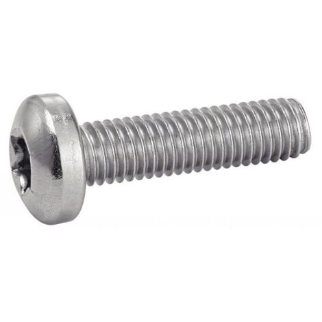Vis à métaux tête cylindrique Torx - Longueur: 8 - Qualite Inox: A2 - Diamètre: 4