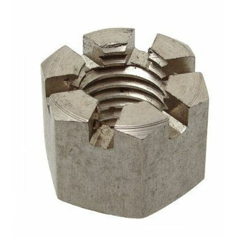 Ecrous à créneaux inox - Qualite Inox: A4 - Diamètre: 14