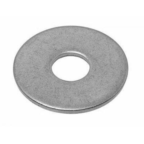 Rondelle plate extra large (LL) inox - Qualite Inox: A2 - Diamètre: 27
