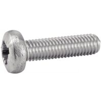 Vis à métaux tête cylindrique pozidrive inox - Longueur: 60 - Qualite Inox: A2 - Diamètre: 4