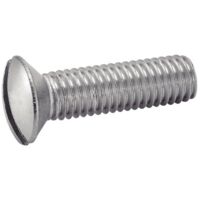 Vis à métaux tête fraisée bombée, fendue inox - Longueur: 60 - Qualite Inox: A4 - Diamètre: 4