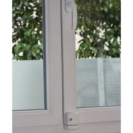 primrosely Serrures de fenêtre coulissantes avec clé Butée de châssis réglable Antivol en Acier allié Cadre de Porte de fenêtre de sécurité Limiteur de sécurité pour Enfants avec clé 