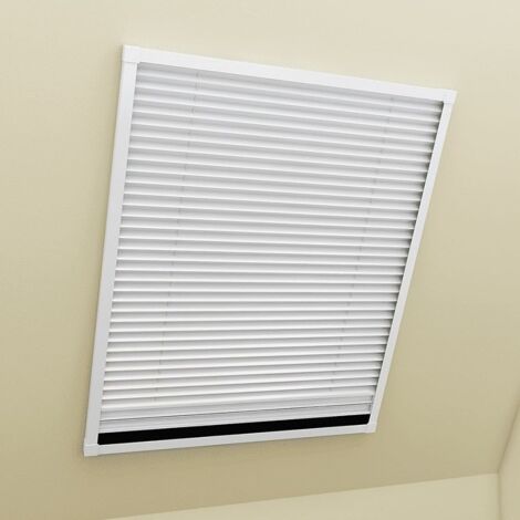 Moustiquaire velux plissée 2 en 1 Blanc