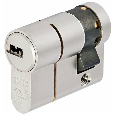 Abus – Cylindre de serrure 40x10 mm – 10 goupilles de sécurité dont 4 contre-goupilles – 5 clés réversibles – Système pré-snap pour sécurité renforcée - D10PS