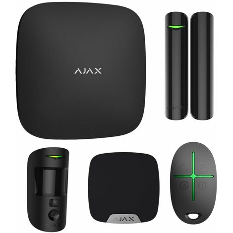 Starterkit AJAX Hub 2 + sirene intérieur noir