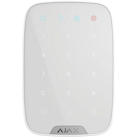 Clavier à code tactile bidirectionnel sans fil – Compatible avec centrale AJAX – 4 batteries AAA incluses – Commande pour alarme