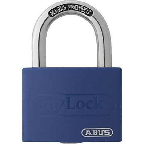 Cadenas ABUS T65AL/40 myLock Bleu