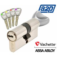 Cylindre bouton Vachette Volt A2P - Alu