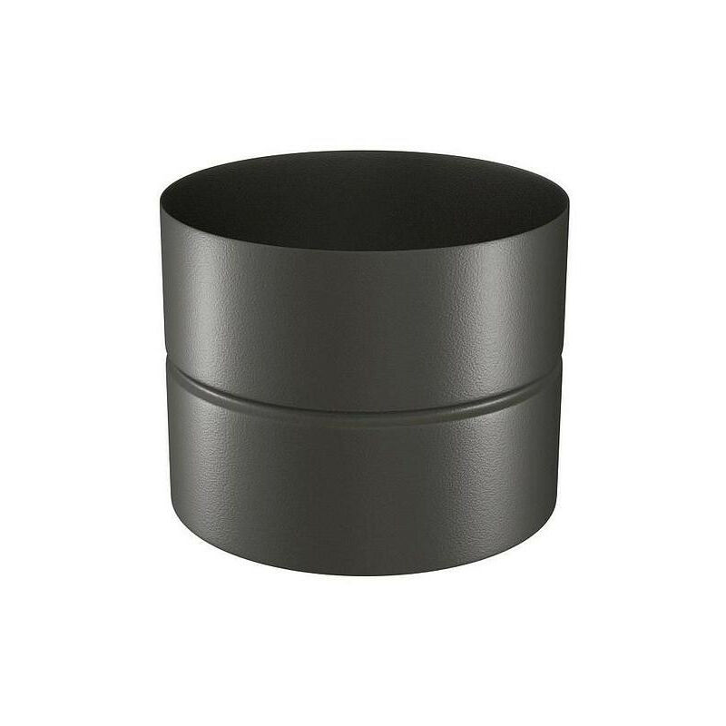 Raccord noir mat TEN 344124 femelle/femelle 12cm D125mm