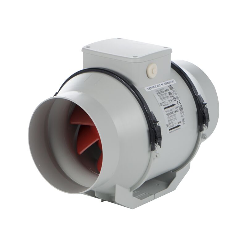 Ventilateur De Gaine Vortice Lineo Quiet 125 Mm Avec Minuterie - 320 M3/h