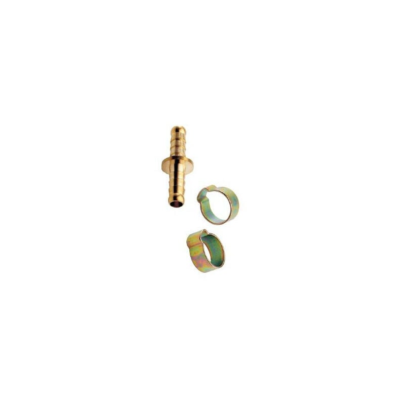 Mecafer - Jonction double tuyau 6x11 + colliers