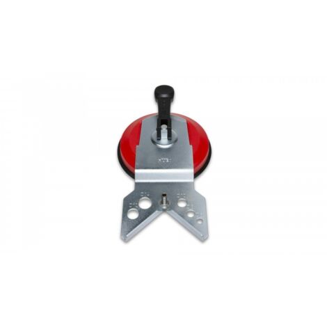 Rubi – Guide de perçage pour trépans jusqu'à 83mm – Ventouse pour fixation stable – Perforations précises à sec ou humide