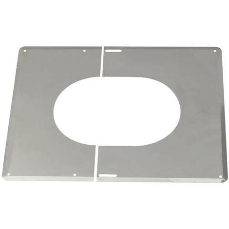 Plaque de finition TEN 482323 inox 30° à 45° D230mm