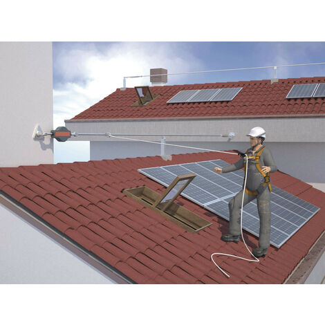 Kit antichute toiture Delta Plus ELARA170GT taille S/M/L orange