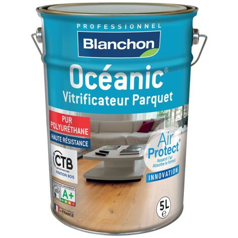 Vitrificateur parquet Blanchon Océanic Air Protect bois brut 5L
