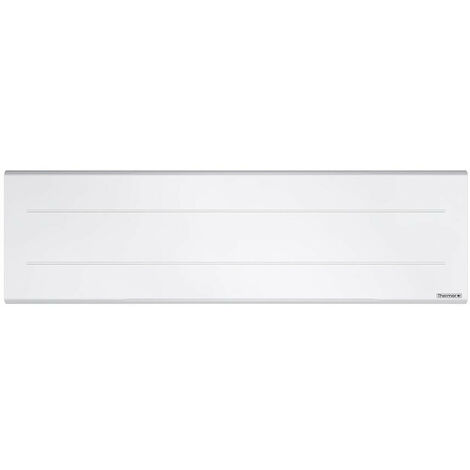 Thermor – Radiateur électrique à inertie 1000W – Aluminium – Ultra-plat pour installation en soubassement – Connecté via Cozytouch – 450331