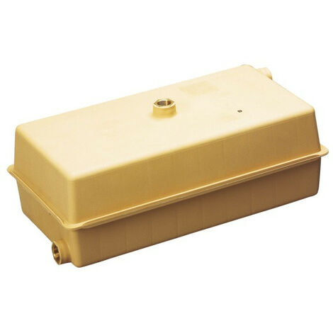 Vase d'expansion ouvert 22 L – Polypropylène – 3 entrées laiton 3/4' – Compatible chaudières jusqu'à 27 000 k/cal – P-Pro