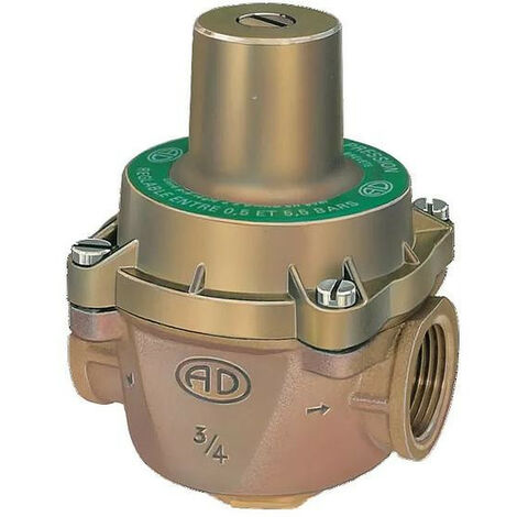 Desbordes – Réducteur de pression femelle/femelle 1/2'' – Pré-réglé 3 bars – Bronze avec siège inox – Normes ACS et WRAS - 11BIS