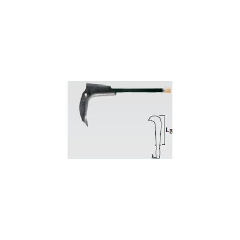 Leborgne – Coupe-ronces 46 cm à 2 taillants – Manche en bois renforcé – Acier forgé pour coupe nette – Outil de débroussaillage professionnel