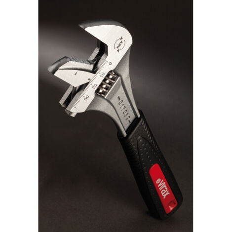Clé à Molette Virax 10" Extra-Légère à Mors Fins – Modèle 017022 – La Plus Accessible Et Légère Du Marché !