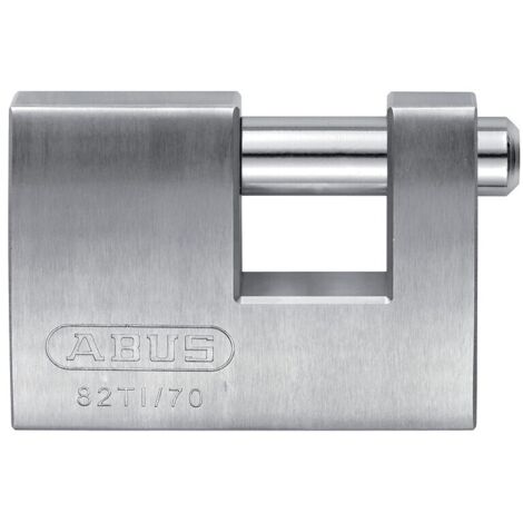 Abus – Cadenas Titalium 82 – Acier cémenté 12 mm – Protection renforcée contre le vol – Pour objets de valeur moyenne - ABUS 82 TI