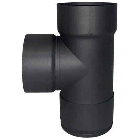 Té de raccordement fumée Theca 110mm pour poêle à bois n°4 Ecodesign