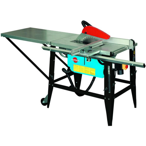 [JAMAIS UTILISÉ] Leman - Scie sur table de chantier à chariot 315mm 2200W - LOSST315