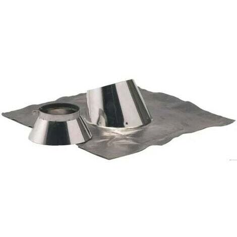 [JAMAIS UTILISÉ] Solin inox 5° a 30°+collet 180-230 - TEN