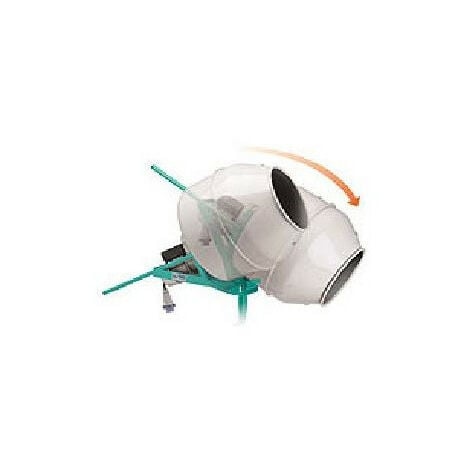 Imer - Mini Bétonnière sans couronne cuve acier  134 L malaxage 100 Litres - Minibeta