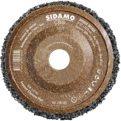Sidamo - 10 Disques Intisse Cbs - D.125x22.23 Support Chanvre