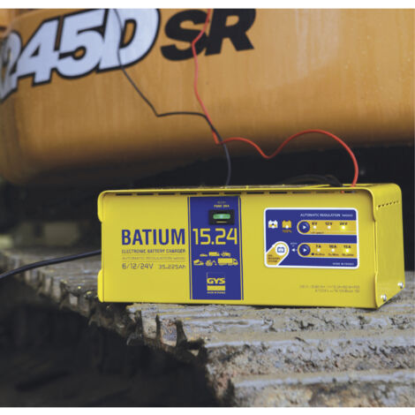 Gys - Chargeur batterie automatique 35 à 225ah - Batium 15.24