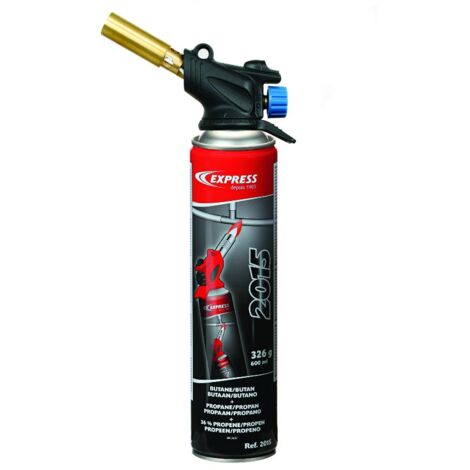Chalumeau soudeur à flamme bi-gaz – 2 kW pour brasage tube cuivre jusqu'à 18 mm – Autonomie 80 min – 343