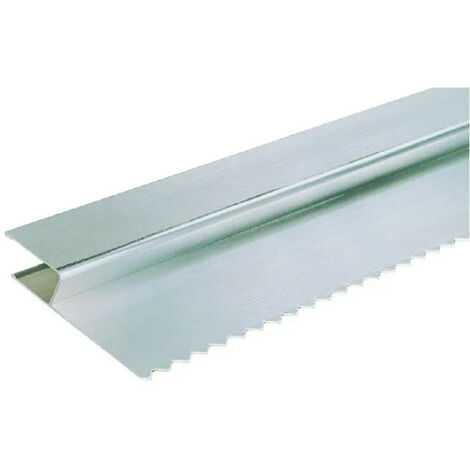 Taliaplast - Règle en aluminium crantée forme h profil fermé 1,2 m - 380606