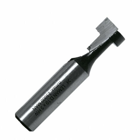 Leman - Mèche HM pour rainure en T D.10/5 x 5/5 mm queue 8 mm