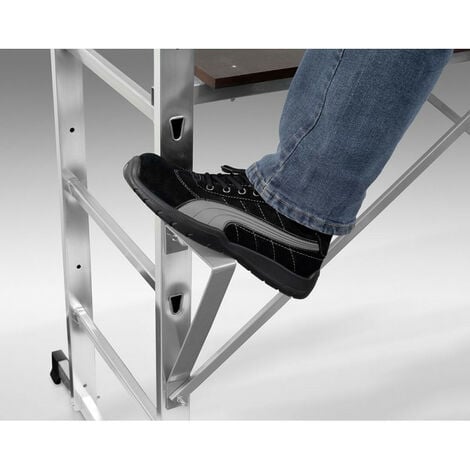 Hailo - Echafaudage 2x5 Haut. travail 3 m - HobbyStep H3