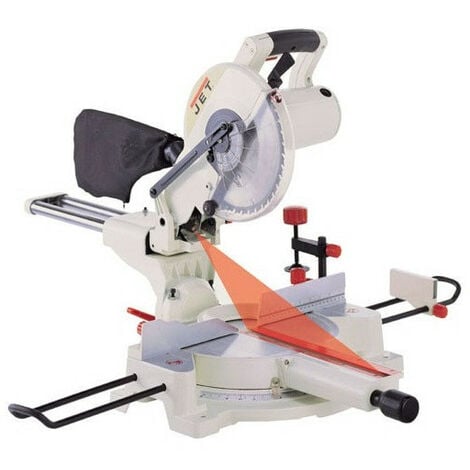 JET - Scie à coupe d'onglet radiale 1,5 CV 230V Ø 254 mm - JSMS10L-M