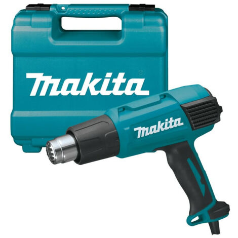Makita – Décapeur thermique 1800 W 50 à 600°C – 2 vitesses de débit d'air 250/500 l/min – Protection contre surchauffe – HG6031VK