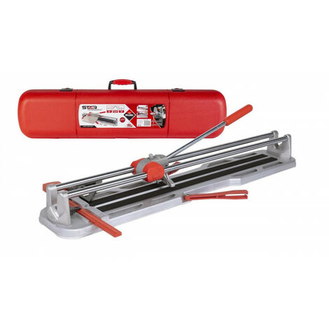 Rubi – Coupe-carreaux manuel 63 cm – Mallette de transport incluse – Ligne de coupe visible – Tête mobile pour résistance à la flexion - STAR-63