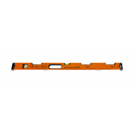 Edma – Niveau à bulle 90 cm pour pose rapide – Aluminium robuste – Précision 0,5 mm/m – Encoches pour montants F530 – 175455