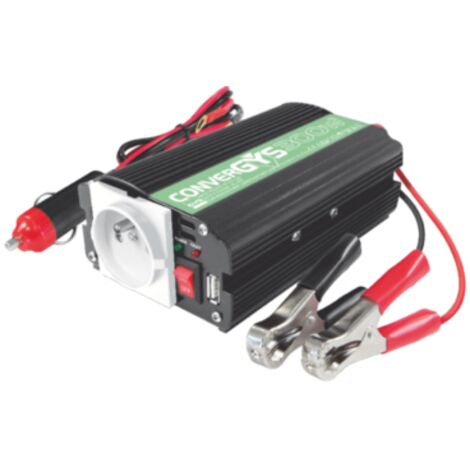 GYS – Convertisseur de tension 300W 27053 – 12V à 230V – Protection thermique et contre surcharges – Port USB 5V pour appareils