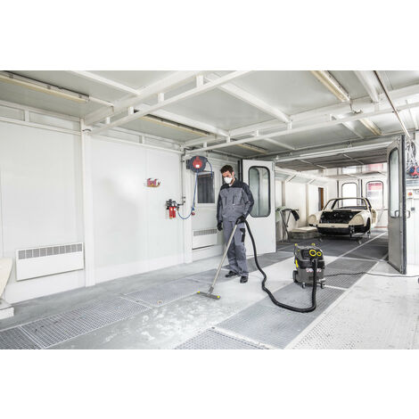 Karcher - Aspirateur eau et poussières 30L 1380W débit 74l/s classe H - NT 30/1 Tact Te H
