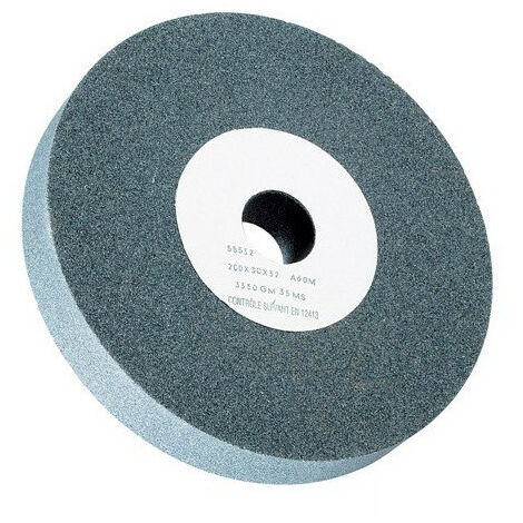 Sidamo – Meule à touret corindon gris D.150mm – Alésage 32mm – Grain 60 pour métaux durs – Affûtage haches et forets